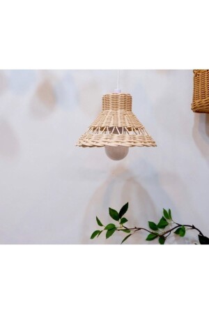 MNZ-Rattan bamboo Wicker شمعة راتانباها - DEKORATTAN