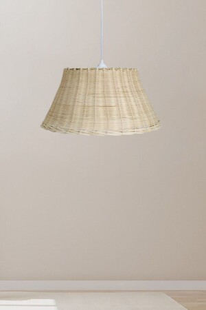 MNZ-Rattan Bamboo Wicker Chandelier نكسبتودش - Happy Hands