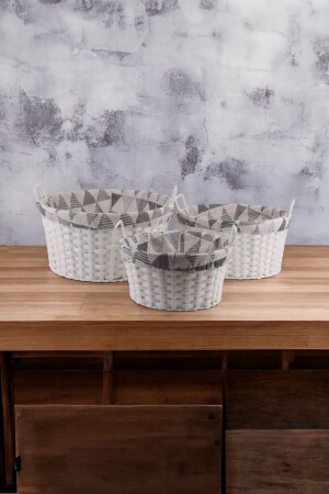 MNZ-Rattan Wicker متعددة الأغراض السلة المستقيمة السلة الخبز السلة المفصلة - Vadi