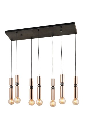 MNZ-Razzo-1 عصرية 7 قطع مصباح معلق صف شمعة النحاس الساخن ARZ43-31-07S - LampaLuce