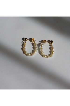 MNZ-Real Pearl Earring Real93736 - MİRSTAR