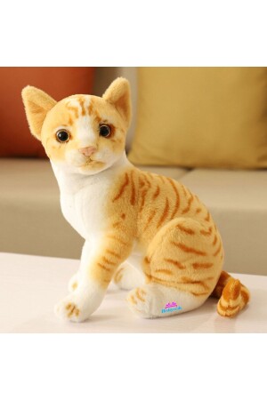 MNZ-Real تبدو قائمة بلوش قطة سار Tabby 40 سم UF8767339B - hediyecik