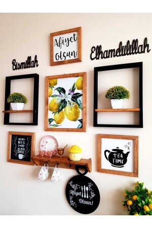 MNZ-Real خشب مطبخ ديكورات ضغط - Woodhomeworks