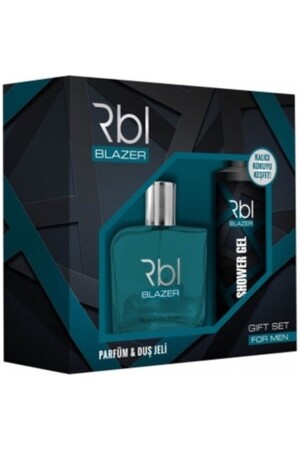 (MNZ-Rebul Blazer EDT) 90 مليل 150 مليل مجموعة عطر للرجال - Rbl