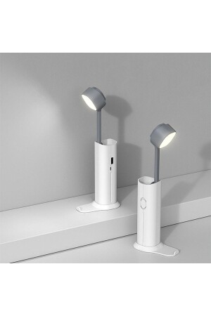 MNZ-Rechargeable Touch 20 LEDs دراسة القراءة الضوء المكتب المصباح قابلة للتعديل الوضوح Powerbank 4800mah 450mAh-4in1 - Unichrome