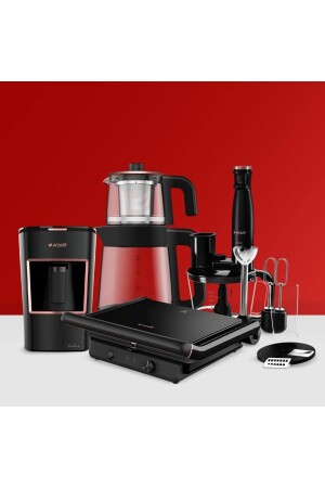 MNZ-Recital أجهزة المنزل الصغيرة السوداء المجموعة المفتاحات - Arçelik