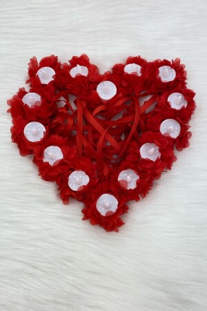 شمعة اليد اليد اليدوية من الـ MNZ-Red - العروس - العروس - حفلة البكالوريوس - الطهور 12 قطعة - Zeymerade