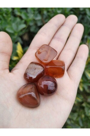 MNZ-Red Agate تمزق الحجر الطبيعي Timbil (حجر العين الشريرة) - Aysho