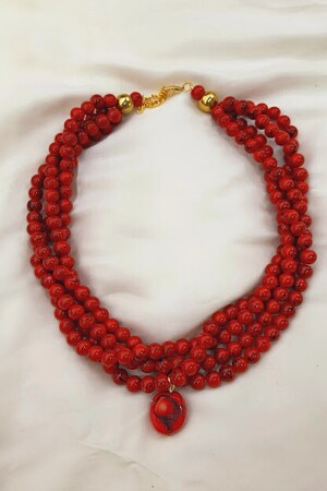 MNZ-Red حجر طبيعي عقدة حزمة متعددة - Petek Aksesuar