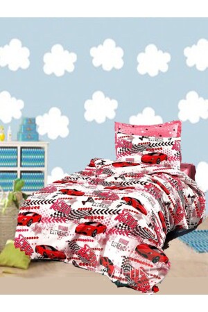 MNZ-Red Car نمط واحد غطاء غطاء غطاء غطاء غطاء غطاء غطاء غطاء غطاء غطاء - EVRİZON