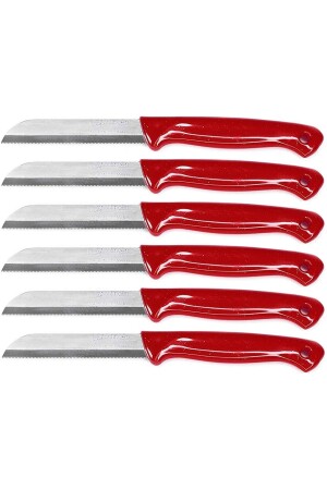 MNZ-Red Glitter 6 قطع سكين الفاكهة والخضروات SOW2 - Solingen