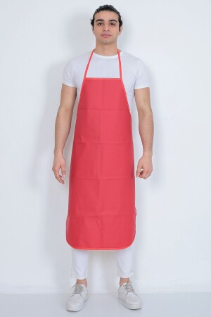 MNZ-Red PVC مضاد للماء مطبخ مسكنات الغسيل الطبق غسل الصحون المطهر مطبخ مسكنات مع معلق - Taşkırantex