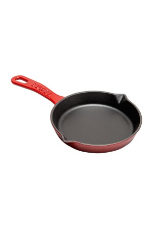 MNZ-Red Round Cast Iron Pan 16 سم 23-31-915-502-1613 - Sürel