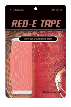 شريط MNZ-Red-eTM شريط شعر صناعي طلق 1 - True Tape