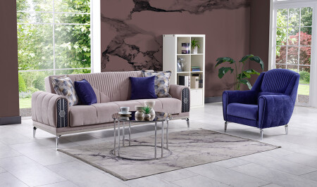 القضية المعدنية من مجموعة المقاعد MNZ-Regal - Cadde Yıldız