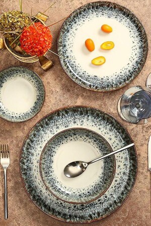 MNZ-Re-gen أونتاريو 24 قطعة عشاء مجموعة 6 أشخاص INT-PORLAND288 - Porland