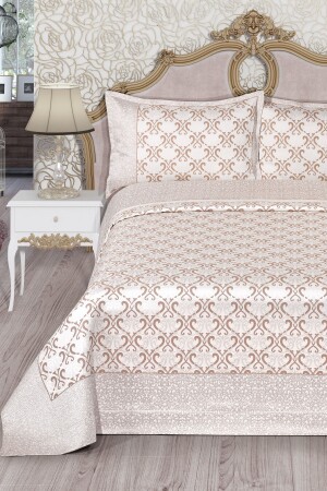 غطاء سريري مزدوج MNZ-Relax Pano (BROWN) - Birhome