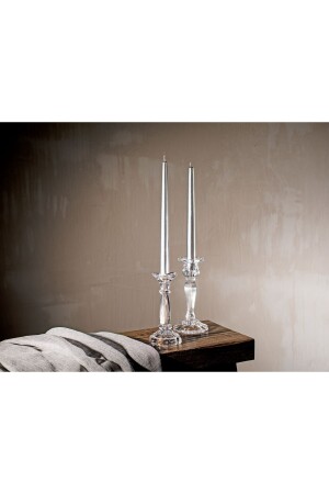 (MNZ-Répertoire Le Cadeau) شمعة الشموع - الفضة - 25 سم - Madame Coco