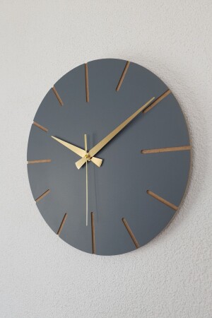 MNZ-Replica - التصميم المزخرف الخاص ساعة الجدار الخشبية المصنوعة يدويا 34 × 34 سم - BAN MOD