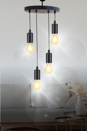 MNZ-Reto 4 قطع خاصة مصباح العجلة الشنادل - غرفة النوم - غرفة المعيشة - المطبخ - القاعة RET-O5 - VEDA AVİZE