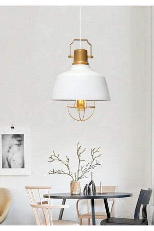 MNZ-Retro ذهب أبيض مفصل قفص مصباح معلق رقم: 2 مقهى مطعم مطبخ غرفة المعيشة مدخل - Homing