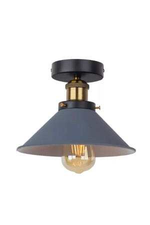 MNZ-Retro Metal ديكوراتي الروستيك الرمادي السقف المزلق الشنابل قطر 30 سم 1464585123649 - Dylight