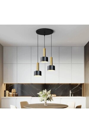 MNZ-Retro Metal Rustic Black 3 Piece ديكوراتي لمبعة العجلة القنابل الراقصة قطر: 30 سم rs006 - Rsylight