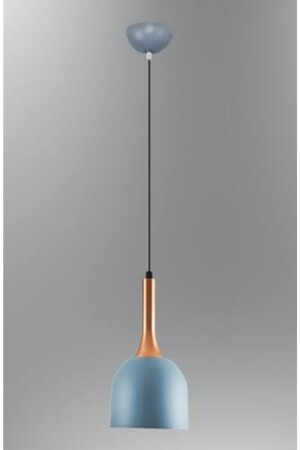 MNZ-Retro Rusty Vintage Metal Pendant Lamp Blue شمعة واحدة MYL002633 - demet habek mylights