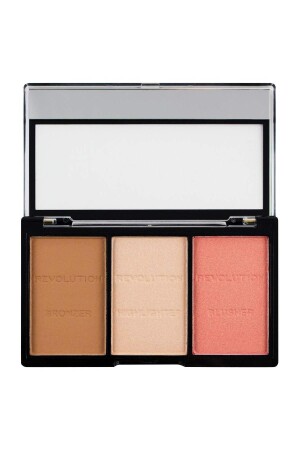 MNZ-Revolution الفن فوق البنفسجي C04 Light 3 Piece Contour Palette - Revolution