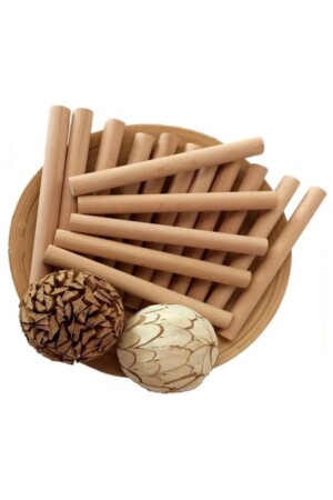 عصا MNZ-Rhythm 32 زوج (64 قطعة) (16 مم 20 سم طول) - Hepsiahşap