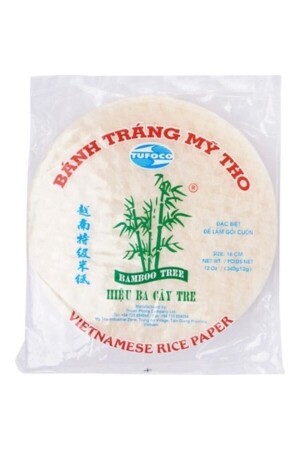 ورق الأرز من نوع MNZ-Rice Yufka 22cm*340gr - Tufoco