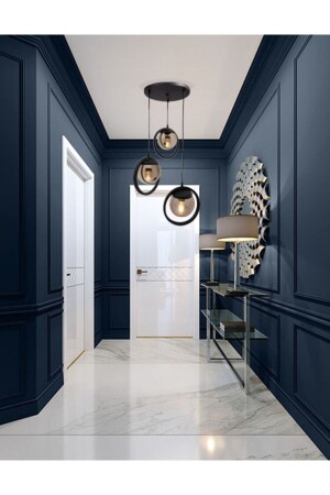 (MNZ-Ring) 3 قطعة صندوقاً. غلاف شمعة سوداء مع زجاج مدخن. غرفة المعيشة، المطبخ، غرفة المراهقين، غرفة النوم - avizade