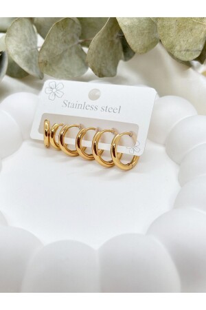 نموذج MNZ-Ring مجموعة أذن فولاذية متعددة بدون عرق - Dststore