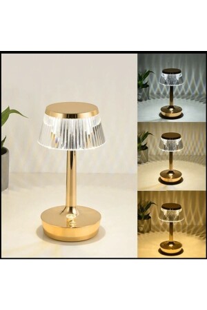 مصباح الطاولة القابلة للتشحن من MNZ-Rio Ct-8434 3 ألوان مع مفاتح واحد - Cata