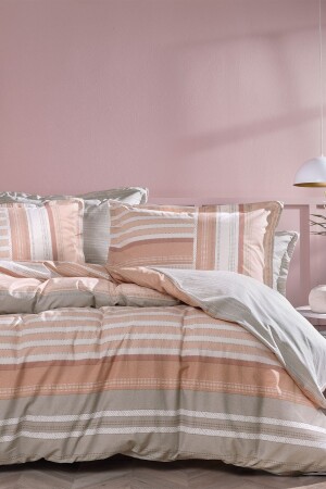 MNZ-Rissa مضاعفة 100% القطن Ranforce غطاء غطاء مجموعة - بلوش YTSGRPIST-11512057 - Yataş