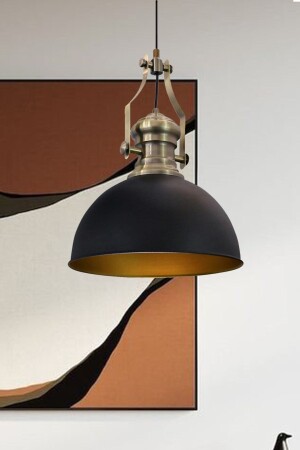 مزارع المراقبة من نوع MNZ-Rita Black Pendant Lamp شمعة الألوان القديمة المرفق الممر المطبخ شمعات المكتب مقهى نماذج BMM1981EK - Bamyum