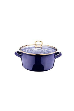 MNZ-Robin Frying Pan Navy Blue 22 سم T4973 - Taşev