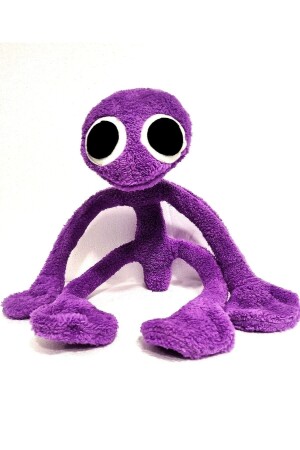 MNZ-Roblox قوس قزح الأصدقاء الأرجواني بلوش اللعبة الزرقاء - Pufline