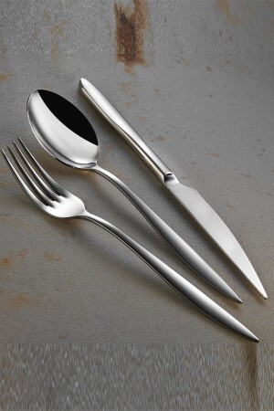 مجموعة من المعدات من طراز MNZ-Romeo 84 قطعة لـ 12 شخصاً SEVGI13552 - Kütahya Porselen