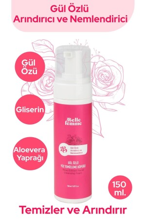 فوم تنظيف الوجه من نوع MNZ-Rose Essence 150 مل 8683816744065 - Belle Femme