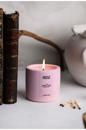 شمعة من الخرسانة من الـ MNZ-Rose - Lalezen Home