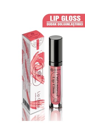 MNZ-Rose Lip Plumping و Shine Lip Gloss - Pinky London
