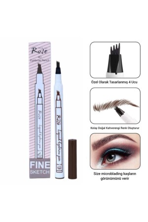 MNZ-Rose Microblading فعالة أقلام العين الدائمة الخزينة - Roesıa Rose Cosmetics