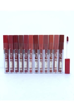 MNZ-Rose Nude 12 Pack علبة الشفاه الدائمة سلسلة R7150 - ASTER BEAUTY