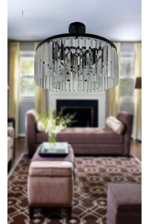 MNZ-Round 45 سم كريستال Stone فاخر الشنابل ROUND45 - MATMAZEL AKSESUAR