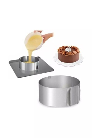 MNZ-Round قابلة للتعديل كعكة كعكة الفطر كعكة الإسفنجة - Ekin Pastry