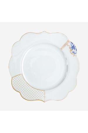 (MNZ-Royal White Blue White Porcelain Dinner Plate) 28 سم 51001133 - Pip Studio