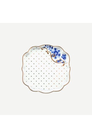 MNZ-Royal White Blue White Porcelain Tea Plate 10 سم 51013014 - Pip Studio