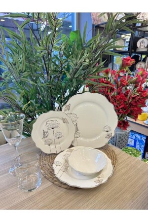 MNZ-Royking Smc011 كاميليا 24 قطعة عشاء مجموعة SMC 011 - ROY KING