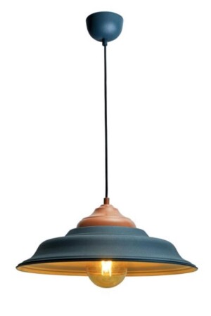 MNZ-Rsylight Retro Metal ديكوراتي الروستيك الأنتراكيت الذهبية مصباح معلق واحد شمعة قطر 41 DY50005 - Dylight